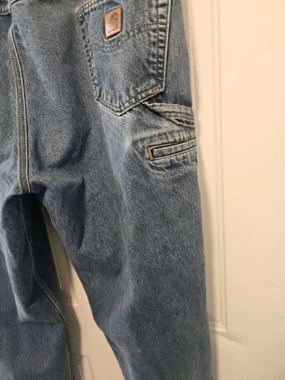 Carhartt Mens Denim Blue Jeans - Thumbnail 5
