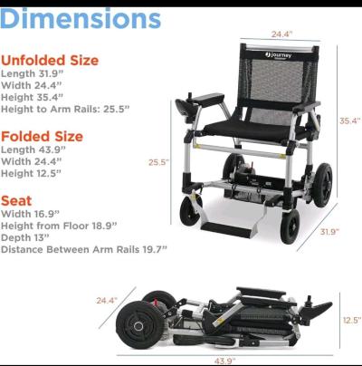 Zoomer electric wheelchair - Beeville, Texas