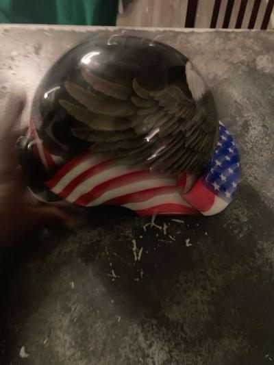 USA Eagle Design Helmet - Thumbnail 4