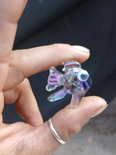Handmade Rainbow Fish M1 - Thumbnail 3
