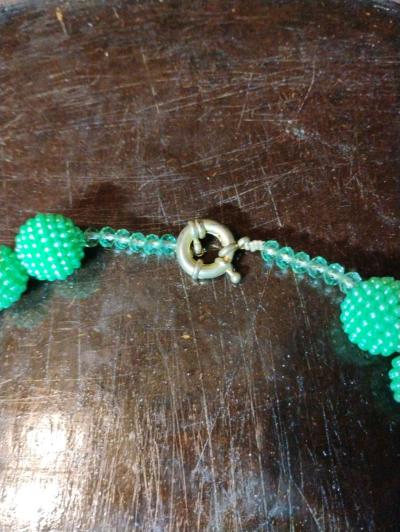 African beads green imitation Pearl - Thumbnail 3