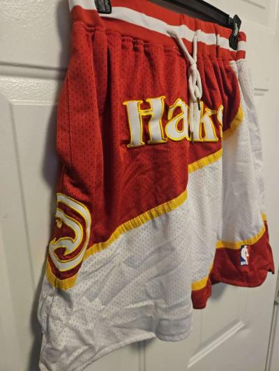 Atlanta Hawks Just Don 198687 NBA Shorts - Thumbnail 2