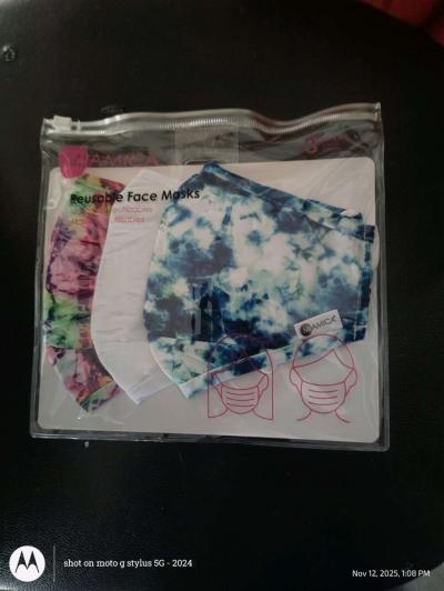 MIAMICA 3 pack face masks - Highland Park, Michigan