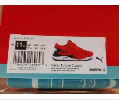 PUMA Mens Pacer Future Classic Sneakers Athletic  Noir Puma - Thumbnail 4