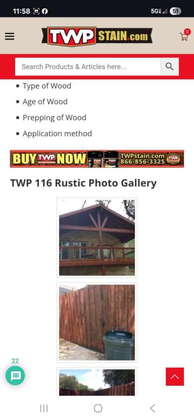 TWP 116 Rustic Wood Stain  7 Gallons Brand New  Unopened - Thumbnail 4