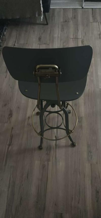 Restoration Hardware Vintage Bar Stools - Thumbnail 5