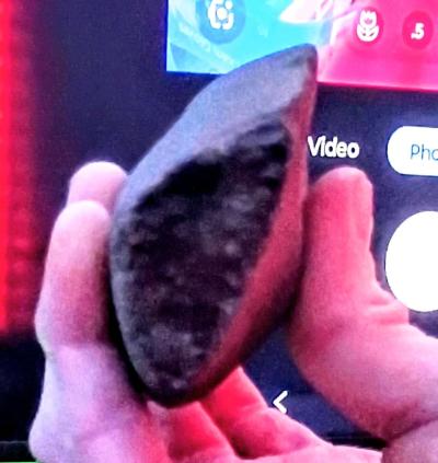 native American hammer stone tool artifact - Thumbnail 4
