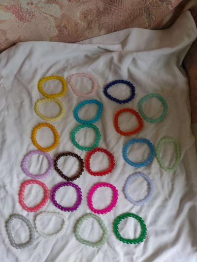 8mm Beaded bracelets - Thumbnail 1