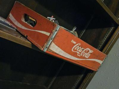 CocaCola old bottle carrier