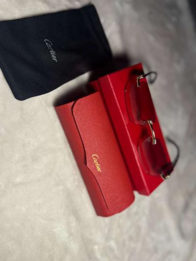 Cartier Pink Sunglasses - Thumbnail 3