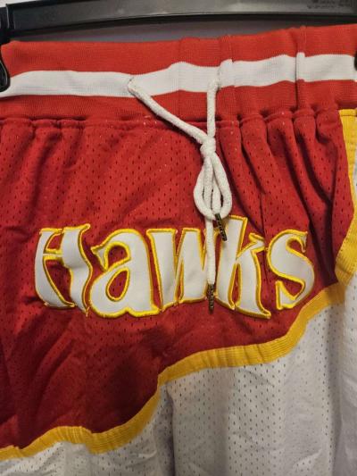 Atlanta Hawks Just Don 198687 NBA Shorts - Thumbnail 3