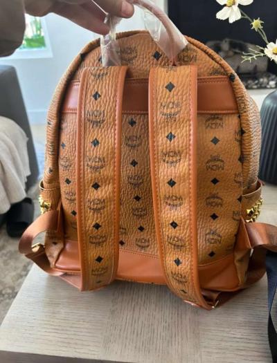 mcm backpack beige size large - Thumbnail 2