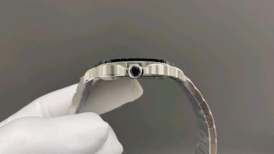 luxury automatic square dial blue - Thumbnail 4