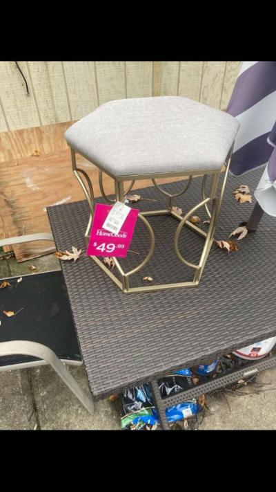 HomeGoods Hexagonal Stool - Abington, Pennsylvania