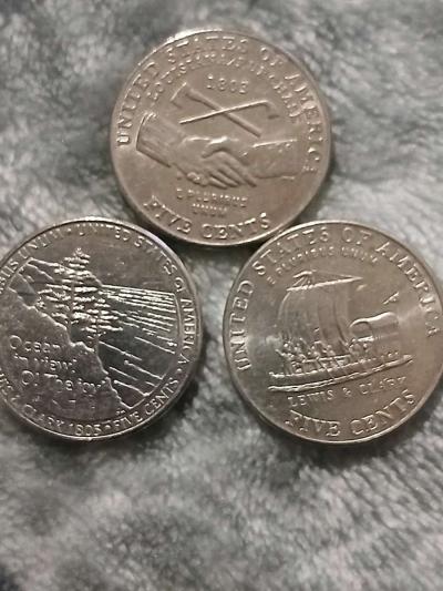 Lot of 5 Nickels 1892 2x 2004 2005 no date - Thumbnail 6