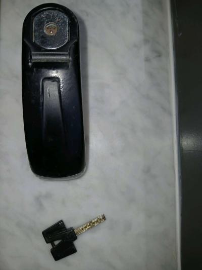 Antitheft padlock for disk brake with key lock for bicycle b - Thumbnail 3