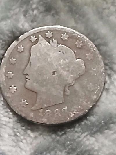 1883 Liberty V Nickel - Thumbnail 1