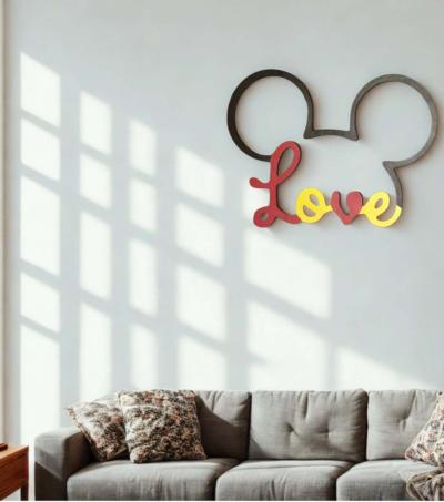 Mickey Mouse inspired wall art