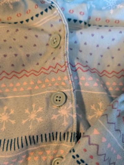 Blue winter baby pajamas - Thumbnail 3
