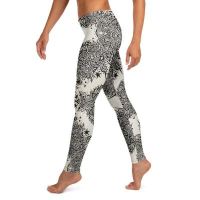 Tribal Asymmetrical Leggings - Thumbnail 3