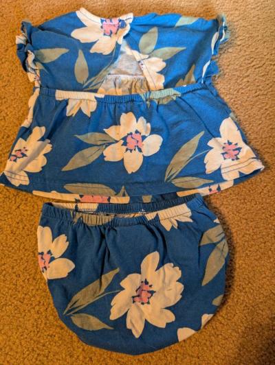 Blue 2 piece outfit - Thumbnail 3