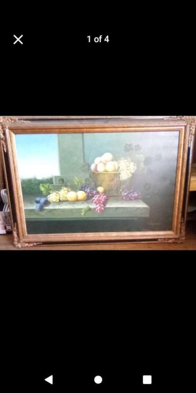 oil painting signed by c Freeman himself - Thumbnail 1