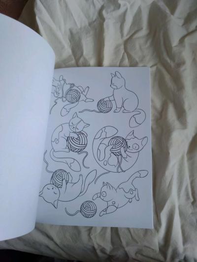 Cat Mom coloring book - Thumbnail 2