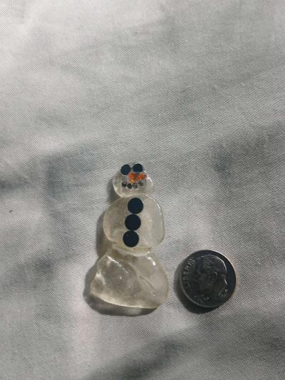 Handmade sea glass snowman - Thumbnail 3