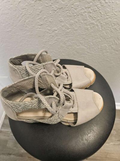 Sorel Joanie Lace Ankle Wedge Sandles - Thumbnail 2