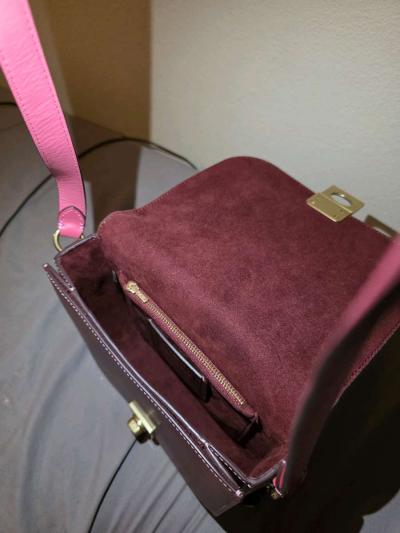 Coach Hutton Saddlebag in Colorblock Confetti Pink - Thumbnail 5