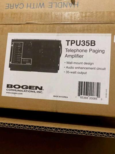 Bogen TPU35B 35W Paging Amplifier - Thumbnail 2