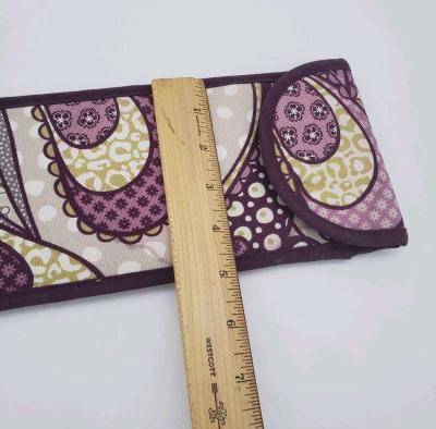 ThirtyOne Plum Awesome Blossom Travel Flat Iron Case Bag Pur - Thumbnail 2