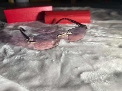 Cartier Pink Sunglasses - Thumbnail 1