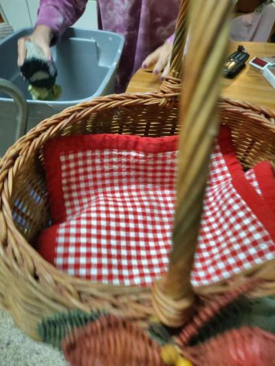 A Tisket by a Tisket Just A Basket With Red And White Checke - Thumbnail 5