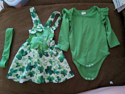 Baby St Patricks Day dress - Thumbnail 6