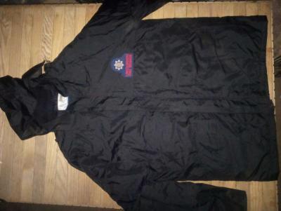 Vintage Hooded  Londonshire Fire Brigade Service  Jacket - Thumbnail 3