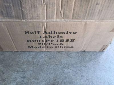 7 BOXES OF SELF ADHESIVE LABELS BOO1PF1B - Thumbnail 2