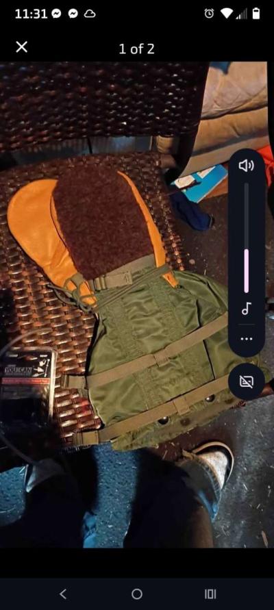 new united states air force mittens and duffel bag backpack