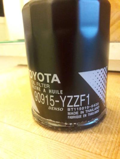 TOYOTA Oil Filter New Sealed In Plastic - Thumbnail 2