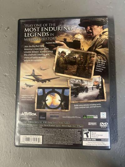 Used Call of Duty 2 Big Red One PS2 - Thumbnail 3