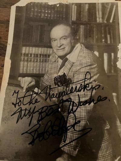 autograph Bob hope - San Fernando, California
