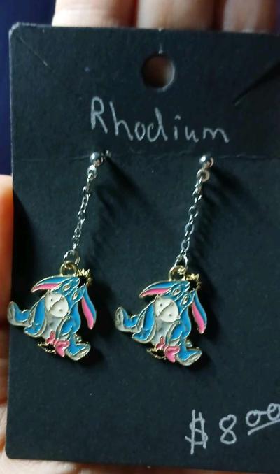 Eeyore Stud Earrings From Winnie The Pooh - Newport News, Virginia