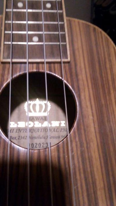 leolani ukulele zebrawood - Thumbnail 4
