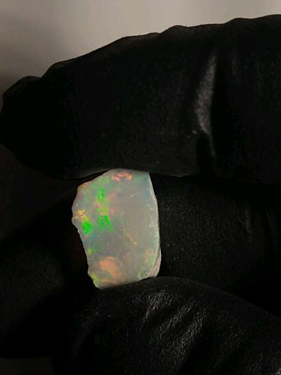 Untreated Dark Base Opal With Nice Pattern - Thumbnail 6