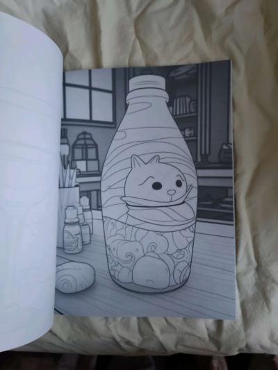 Adult coloring book - Thumbnail 2