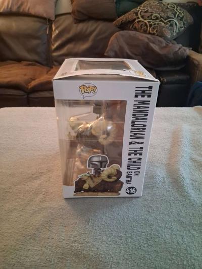 Funko Pop Deluxe Star Wars The Mandalorian 416 Figure - Thumbnail 2