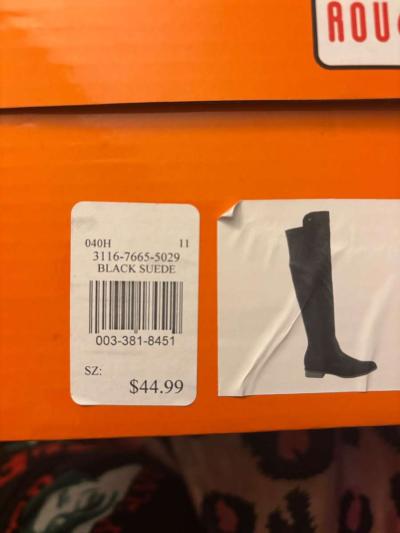 black high knee boots - Thumbnail 3