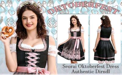 Highquality Authentic Dirndl Plus Size 5XL  3 Piece Set New - Thumbnail 6