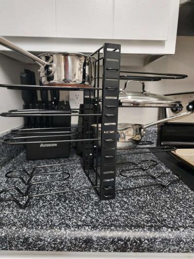 adjustable pots and lids holder - Thumbnail 2