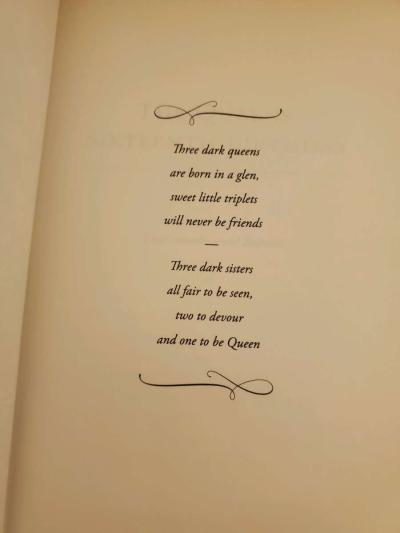 Three Dark Crowns by Kendare Blake Like New Hardcover - Thumbnail 4